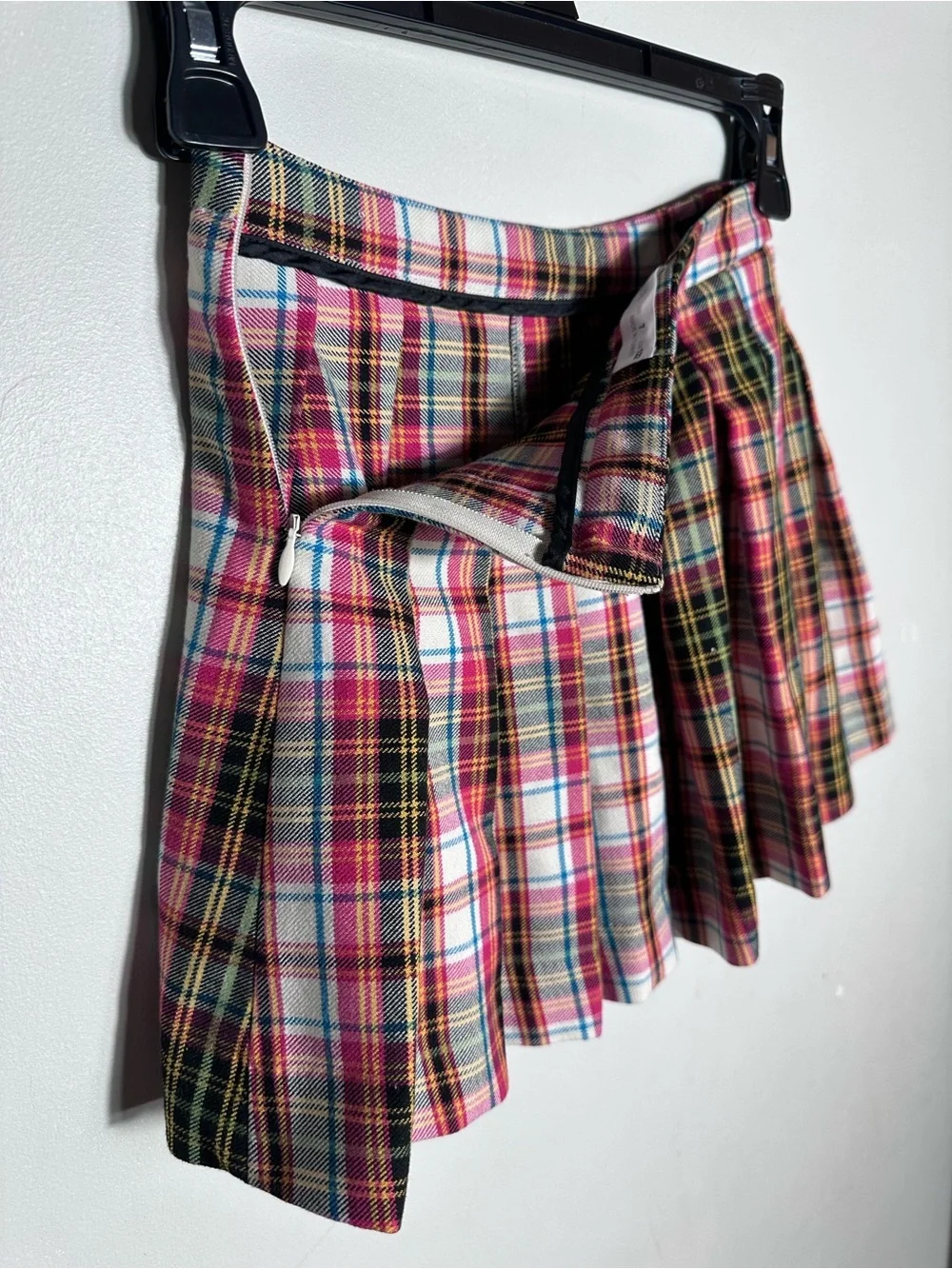 Zara Multi Plaid Pleated Skirt - Kids